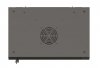 Lanberg Szafa instalacyjna rack wisząca 19 540x350 czarna drzwi przeszklone ( flat pack)